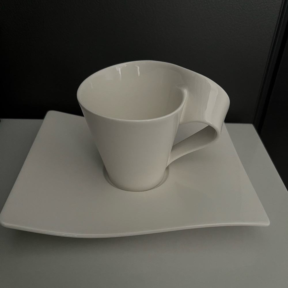 NewWave Cafe Tea Cup & Saucer 12 Set